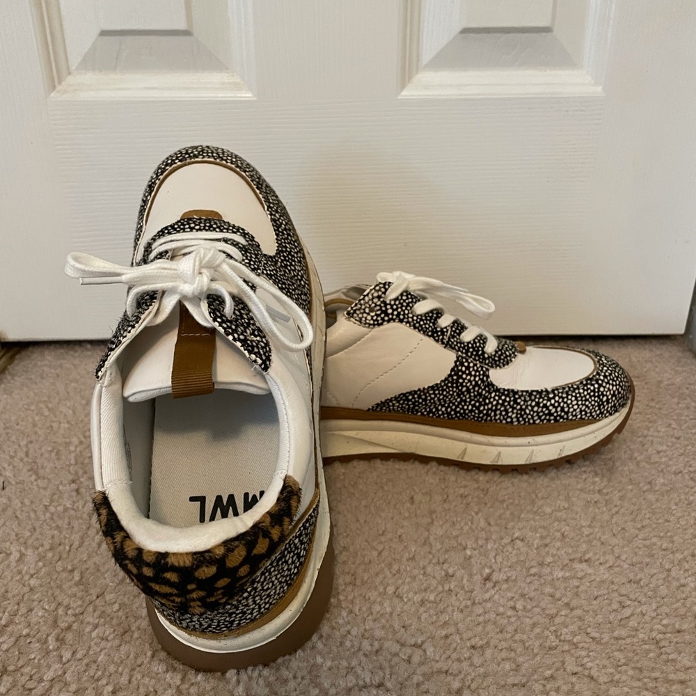 Madewell white leather sneakers. size 8.5